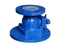 上、下展式襯氟放料閥